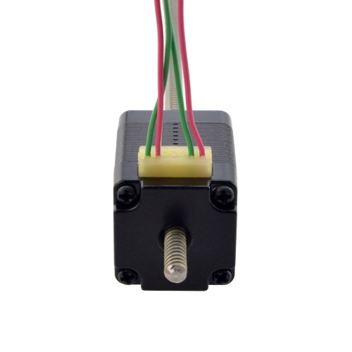 NEMA 8 비캡티브 Acme 선형 스테퍼 모터 0.5A 28.2mm StackScrew 리드 2mm(0.07874) 리드 길이 150mm