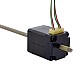 NEMA 8 비캡티브 Acme 선형 스테퍼 모터 0.5A 28.2mm 스택 나사 리드 1mm(0.03937) 리드 길이 150mm