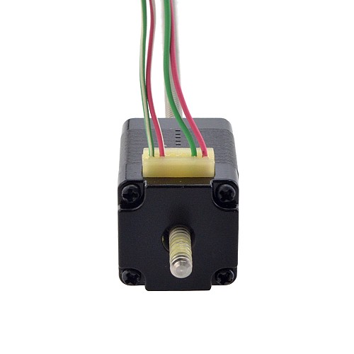 NEMA 8 비캡티브 Acme 선형 스테퍼 모터 0.5A 28.2mm 스택 나사 리드 1mm(0.03937) 리드 길이 150mm