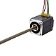 NEMA 8 비캡티브 Acme 선형 스테퍼 모터 0.5A 28.2mm 스택 나사 리드 1mm(0.03937) 리드 길이 150mm