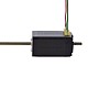 NEMA 8 비캡티브 Acme 선형 스테퍼 모터 0.5A 38.2mm 스택 나사 리드 2mm(0.07874) 리드 길이 150mm