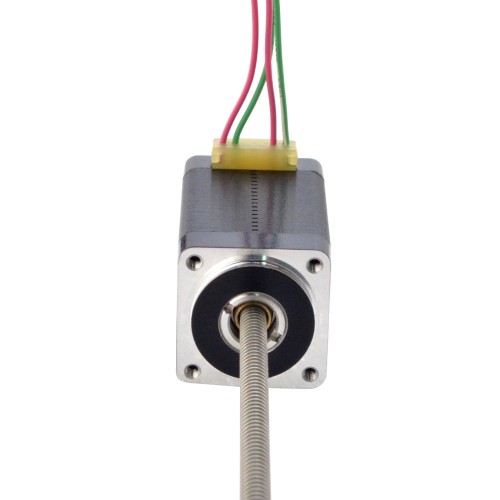 NEMA 8 비캡티브 Acme 선형 스테퍼 모터 0.5A 38.2mm 스택 나사 리드 1mm(0.03937) 리드 길이 150mm