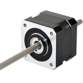Nema 17 비캡티브 34mm 스택 1.5A 리드 2.4384mm(0.096") 길이 150mm