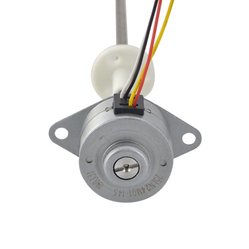 Φ25x15.7mm PM 외부 선형 스테퍼 모터 0.48A 리드 2.44mm/0.096 길이 110mm