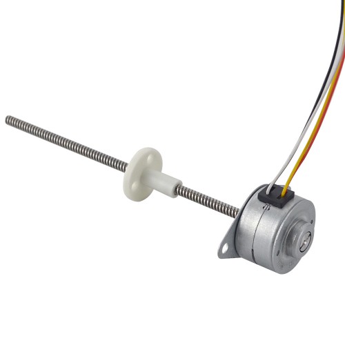 Φ25x15.7mm PM 외부 선형 스테퍼 모터 0.48A 리드 2.44mm/0.096 길이 110mm