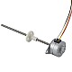 Φ25x15.7mm PM 외부 선형 스테퍼 모터 0.48A 리드 2.44mm/0.096 길이 110mm