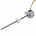 Φ25x15.7mm PM 외부 선형 스테퍼 모터 0.48A 리드 2.44mm/0.096" 길이 110mm