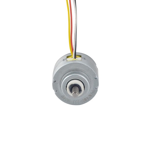 Φ25x15.6mm PM 비캡티브 선형 스테퍼 모터 0.23A 리드 1mm/0.039 길이 50mm