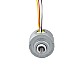 Φ25x15.6mm PM 비캡티브 선형 스테퍼 모터 0.23A 리드 1mm/0.039 길이 50mm