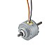 Φ25x15.6mm PM 비캡티브 선형 스테퍼 모터 0.23A 리드 1mm/0.039 길이 50mm