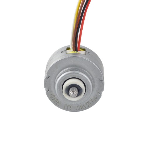 Φ25.2x15mm PM 캡티브 선형 스테퍼 모터 0.23A 리드 1mm/0.039 이동 12mm