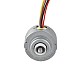 Φ25.2x15mm PM 캡티브 선형 스테퍼 모터 0.23A 리드 1mm/0.039 이동 12mm