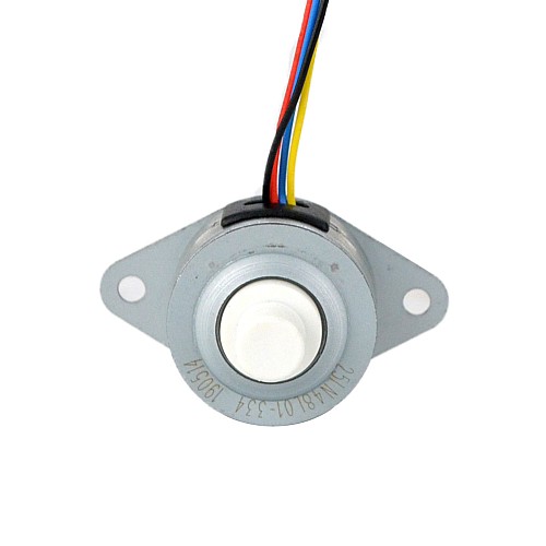 Φ25.2x15mm PM 포로 선형 스테퍼 모터 0.5A 리드 1.22mm/0.048 여행 13.5mm