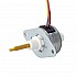 Φ25.2x15mm PM 포로 선형 스테퍼 모터 0.5A 리드 1.22mm/0.048" 여행 13.5mm