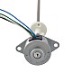 Φ25x14.5mm PM 외부 선형 스테퍼 모터 0.143A 리드 1.22mm/0.047 길이 174mm