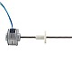 Φ25x14.5mm PM 외부 선형 스테퍼 모터 0.143A 리드 1.22mm/0.047 길이 174mm