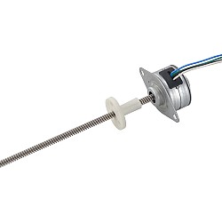 Φ25x14.5mm PM 외부 선형 스테퍼 모터 0.143A 리드 1.22mm/0.047" 길이 174mm