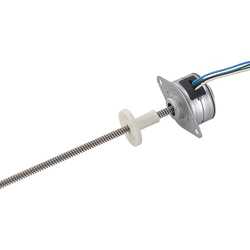 Φ25x14.5mm PM 외부 선형 스테퍼 모터 0.143A 리드 1.22mm/0.047 길이 174mm