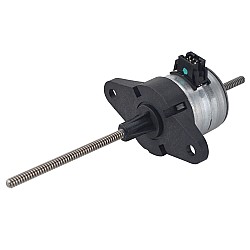 Φ28x30.8mm PM 비캡티브 선형 스테퍼 모터 0.46A 리드 1mm/0.039" 길이 120mm