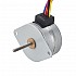 Φ35x22mm PM 외부 선형 스테퍼 모터 0.28A 리드 0.5mm/0.0197" 길이 21.5mm