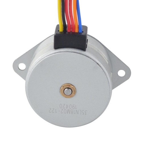 Φ35x22mm PM 외부 선형 스테퍼 모터 0.2A 리드 0.5mm/0.0197 길이 21.5mm