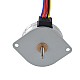 Φ42x16.5mm PM 외부 선형 스테퍼 모터 0.4A 리드 0.5mm/0.0197 길이 21mm