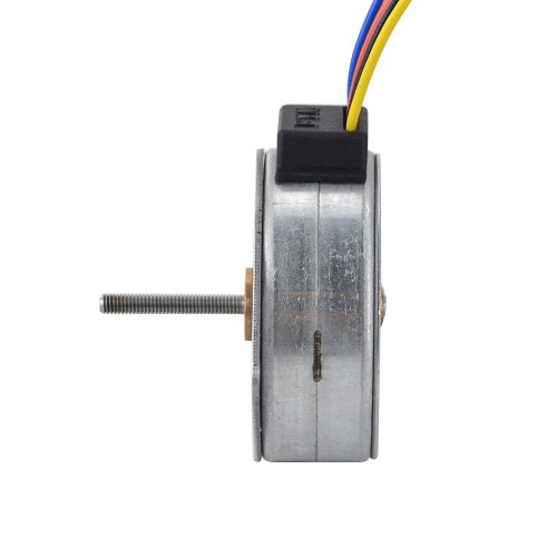 Φ42x16.5mm PM 외부 선형 스테퍼 모터 0.4A 리드 0.5mm/0.0197 길이 21mm