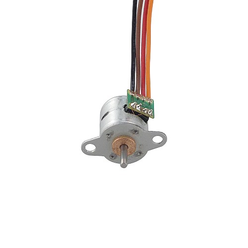 Φ10.25x11mm PM 스테퍼 모터 18deg 1.96mN.m(0.278oz.in) 0.2A 4 Wires