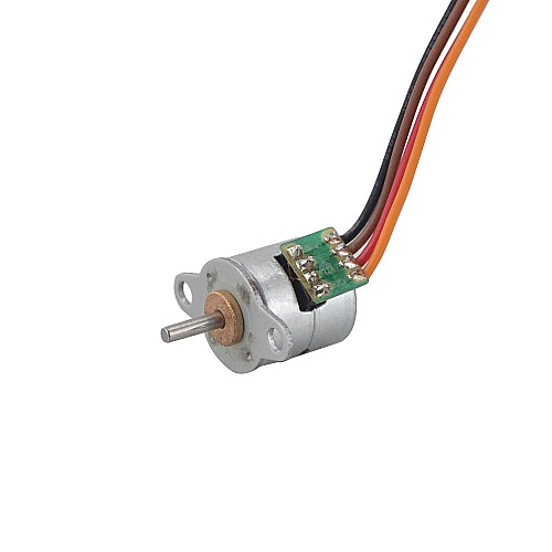 Φ10.25x11mm PM 스테퍼 모터 18deg 1.96mN.m(0.278oz.in) 0.2A 4 Wires
