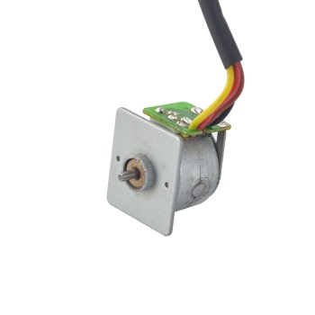 Φ15x12mm PM 스테퍼 모터 18deg 2.45mN.m(0.347oz.in) 0.04A 4 Wires