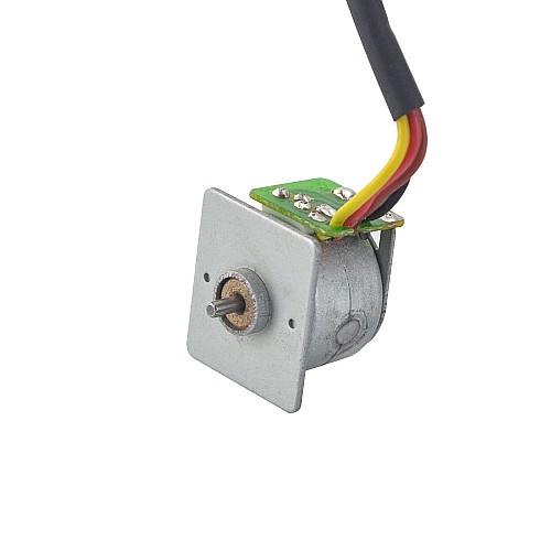 Φ15x12mm PM 스테퍼 모터 18deg 2.45mN.m(0.347oz.in) 0.04A 4 Wires