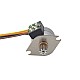 Φ15x12mm PM 스테퍼 모터 18deg 3.43mN.m(0.486oz.in) 0.4A 4 Wires