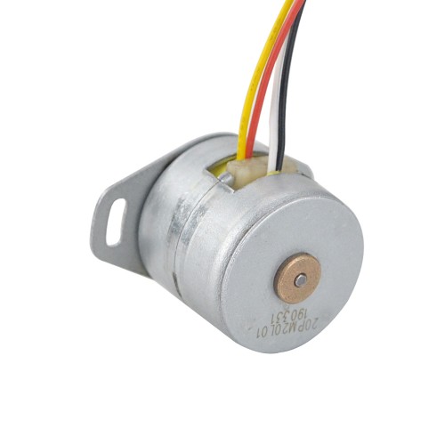 Φ20x18.2mm PM 스테퍼 모터 18deg 5.88mN.m(0.833oz.in) 0.5A 4 Wires
