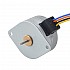 Φ35x22mm PM 스테퍼 모터 7.5deg 53.9mN.m(7.634oz.in) 0.2A 4 Wires