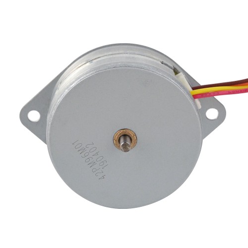 Φ42x18mm PM 스테퍼 모터 3.75deg 49mN.m(6.94oz.in) 0.42A 4 와이어