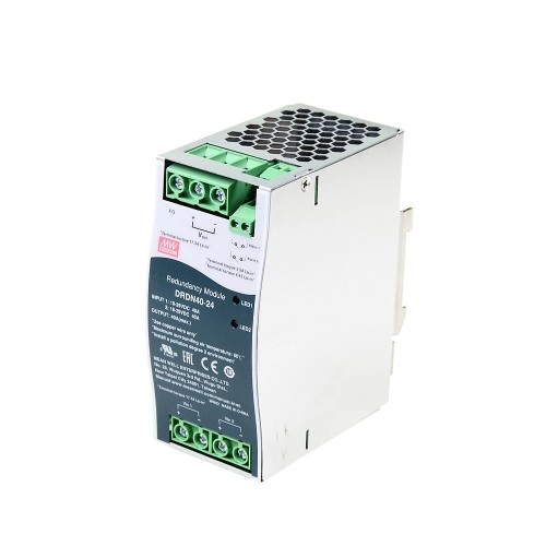 DRDN40-24 MEANWELL 24VDC 40A DIN 레일 유형 이중화 모듈