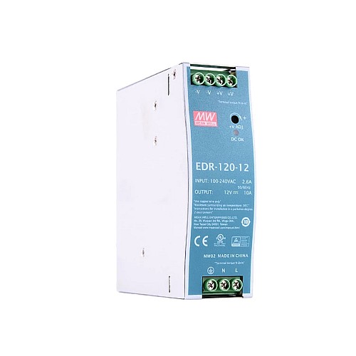 EDR-120-12 MEANWELL 120W 12VDC 10A 115/230VAC DIN 레일 전원 공급 장치 EDR-120-12 MEANWELL 120W 12VDC 10A 115/230VAC DIN 레일 전원 공급 장치
