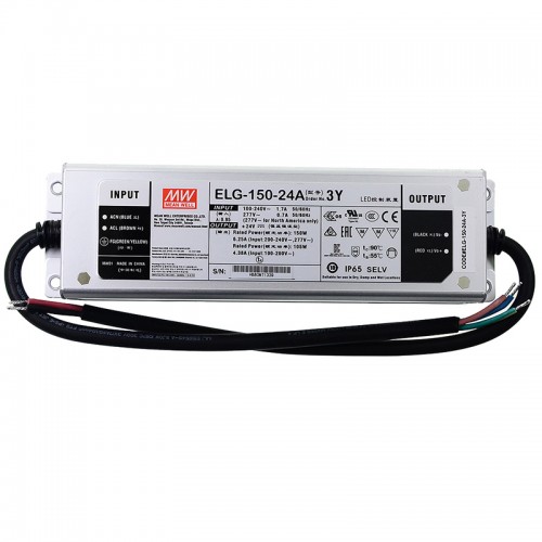ELG-150-24A-3Y MEANWELL 24V 6.25A 105W 정전압 + 정전류 LED 드라이버