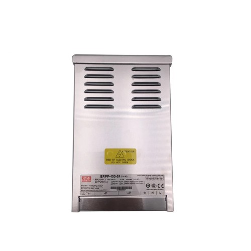 ERPF-400-24 MEANWELL 400.8W 16.7A 115/232VAC 단일 출력 스위칭 전원 공급 장치