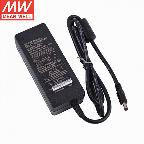 GSM60A09-P1J MEANWELL 54W 9VDC 6A 115/230VAC AC-DC 신뢰할 수 있는 녹색 의료용 어댑터