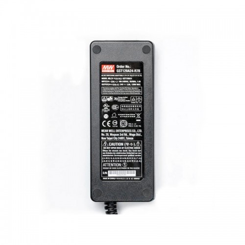 GST120A24-R7B MEANWELL 120W 24VDC 5A 115/230VAC AC-DC 신뢰할 수 있는 친환경 산업용 어댑터
