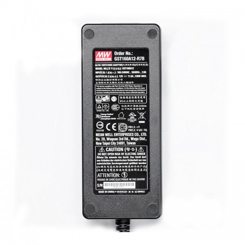 GST160A12-R7B MEANWELL 138W 12VDC 11.5A 115/230VAC AC-DC 신뢰할 수 있는 녹색 산업용 어댑터