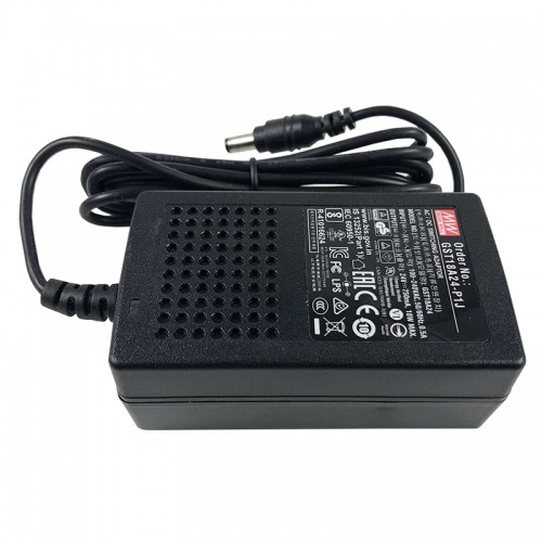 GST18A24-P1J MEANWELL 18W 24VDC 0.75A 115/230VAC AC-DC 신뢰할 수 있는 녹색 산업용 어댑터