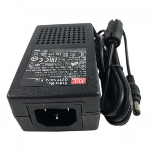 GST25A24-P1J MEANWELL 25W 24VDC 1.04A 115/230VAC AC-DC 신뢰할 수 있는 녹색 산업용 어댑터