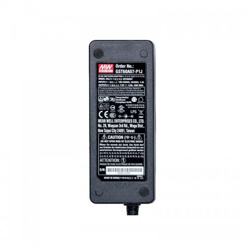 GST60A07-P1J MEANWELL 45W 7VDC 6A 115/230VAC AC-DC 신뢰할 수 있는 친환경 산업용 어댑터