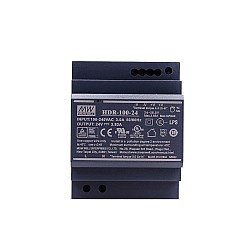 CN 세일중 - HDR-100-24 MEANWELL 92W 24VDC 3.83A 115/230VAC 울트라 슬림 스텝 모양 DIN 레일 전원 공급 장치