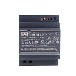 HDR-100-24N MEANWELL 100.8W 24VDC 4.2A 115/230VAC 울트라 슬림 스텝 모양 DIN 레일 전원 공급 장치
