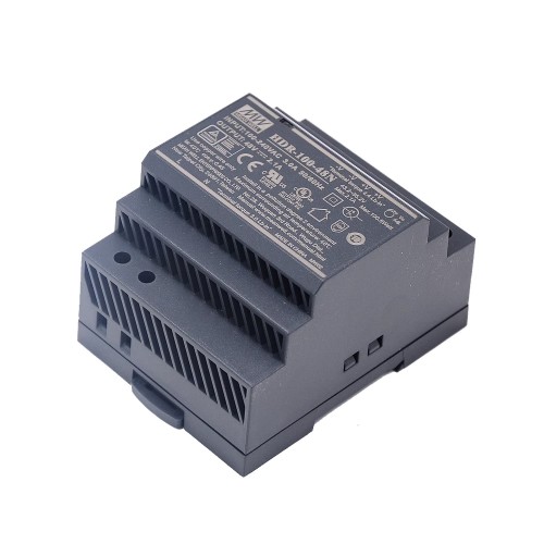 HDR-100-48N MEANWELL 100.8W 48VDC 2.1A 115/230VAC 울트라 슬림 스텝 모양 DIN 레일 전원 공급 장치