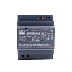 HDR-100-48N MEANWELL 100.8W 48VDC 2.1A 115/230VAC 울트라 슬림 스텝 모양 DIN 레일 전원 공급 장치