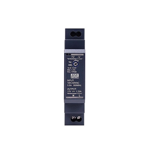 HDR-15-12 MEANWELL 15W 12VDC 1.25A 115/230VAC 울트라 슬림 스텝 모양 DIN 레일 전원 공급 장치 HDR-15-12 MEANWELL 15W 12VDC 1.25A 115/230VAC 울트라 슬림 스텝 모양 DIN 레일 전원 공급 장치